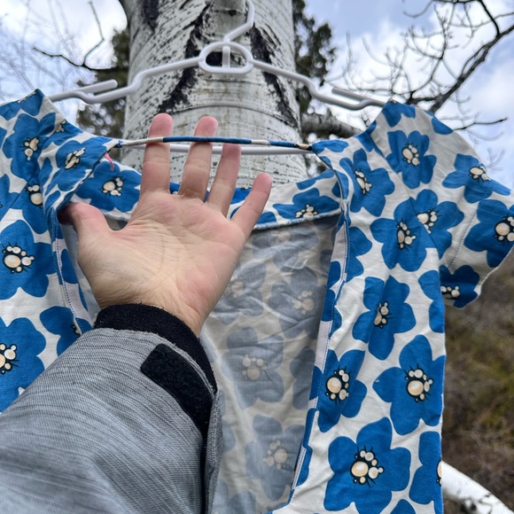 Farm Rio Blue flower Dress - Picture 4 of 7